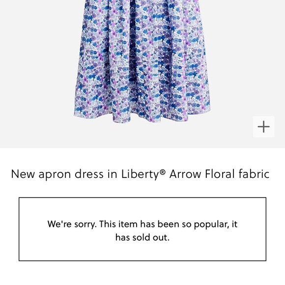 J.Crew NWOT Liberty fabric 💯 percent cotton w/pockets & adjustable straps sz16 - Picture 4 of 10